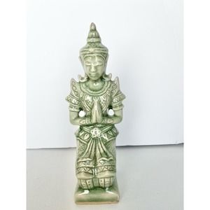 Ceramic Thai Celadon Spirit Figurine